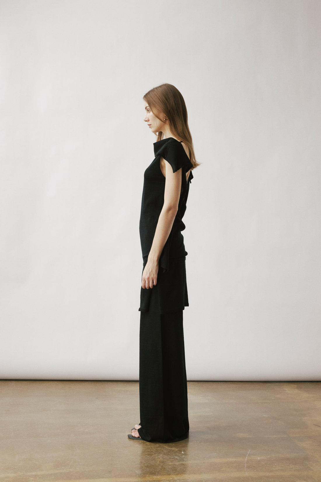 Eos open back knit tank