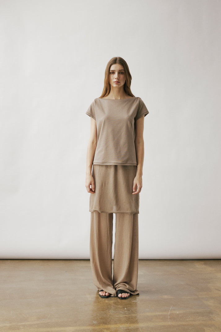 Cilla flap knit trousers