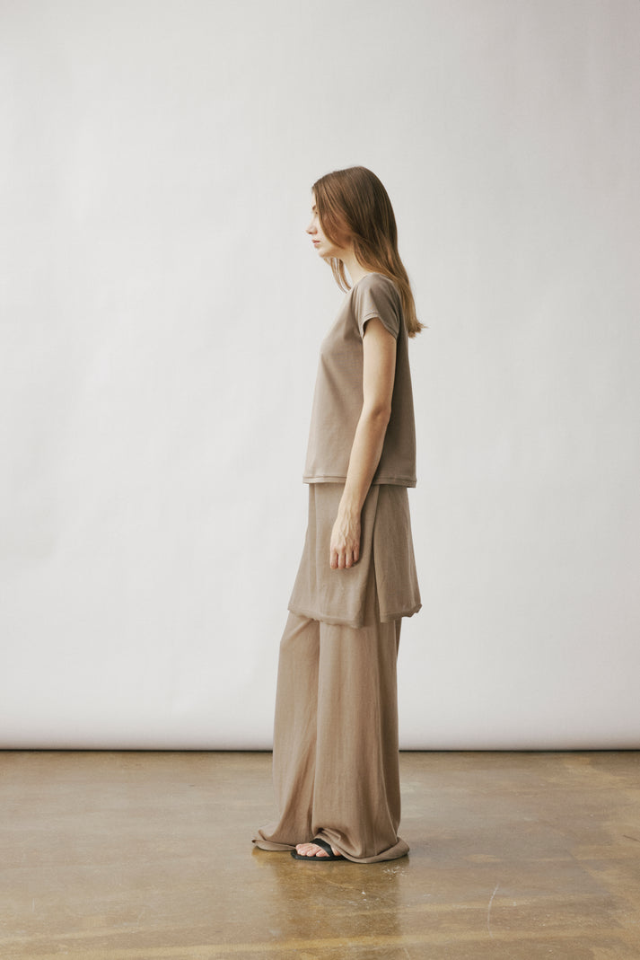 Cilla flap knit trousers