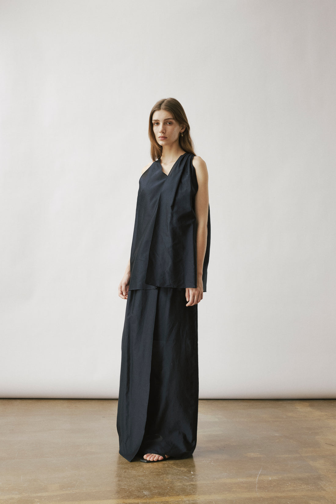 Cilla silk flap tank
