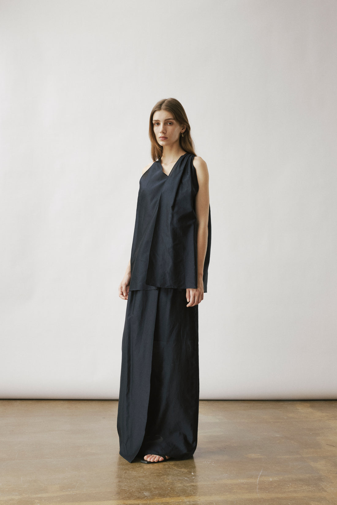 Cilla silk flap skirt