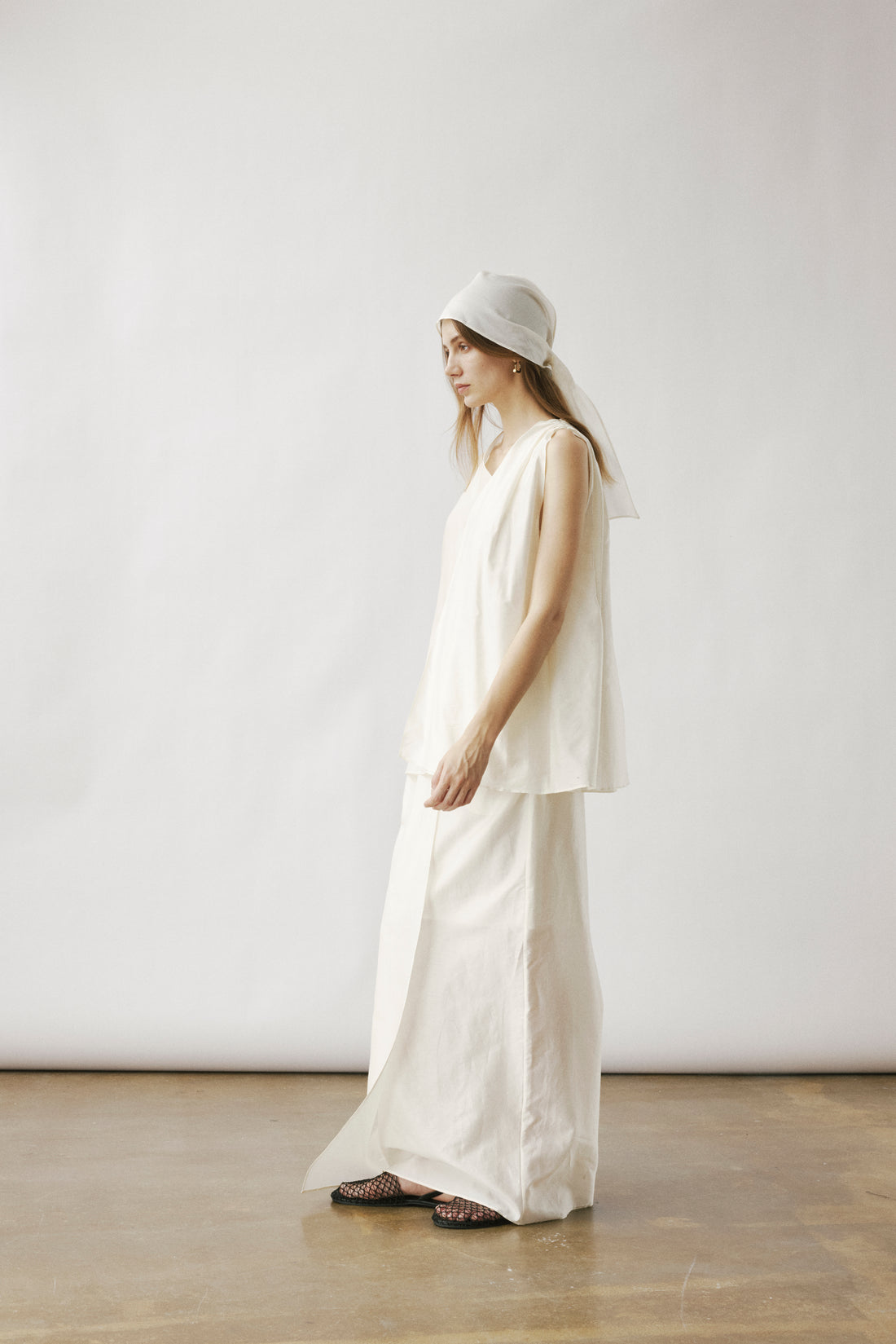 Cilla silk flap tank