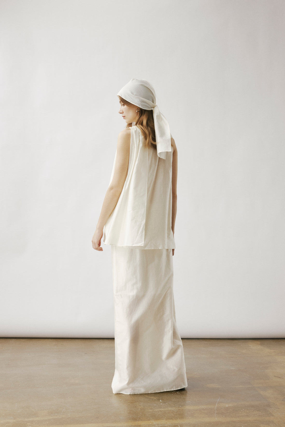 Cilla silk flap tank