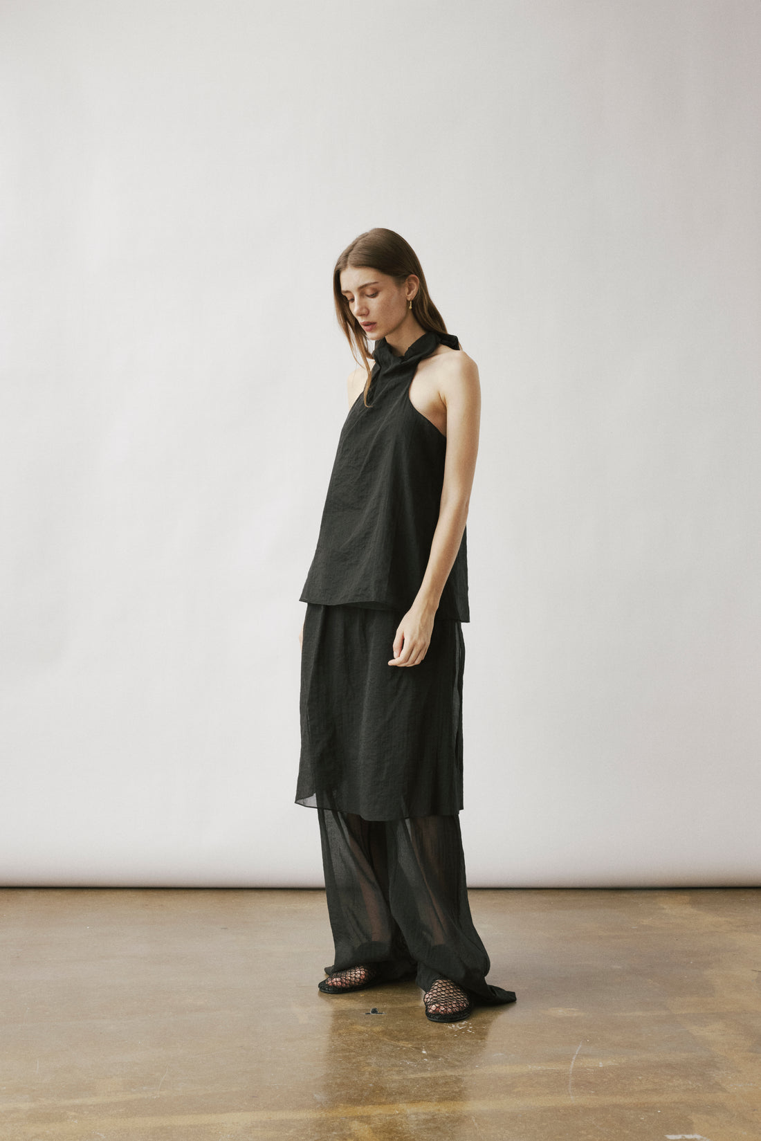 Cilla sheer flap trousers