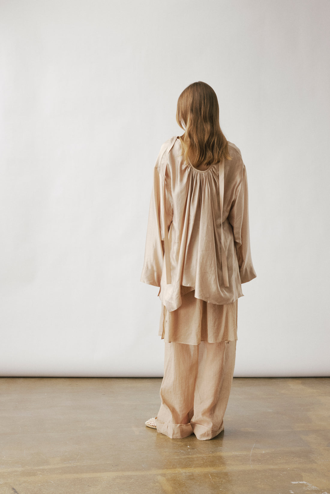 Cilla sheer flap trousers