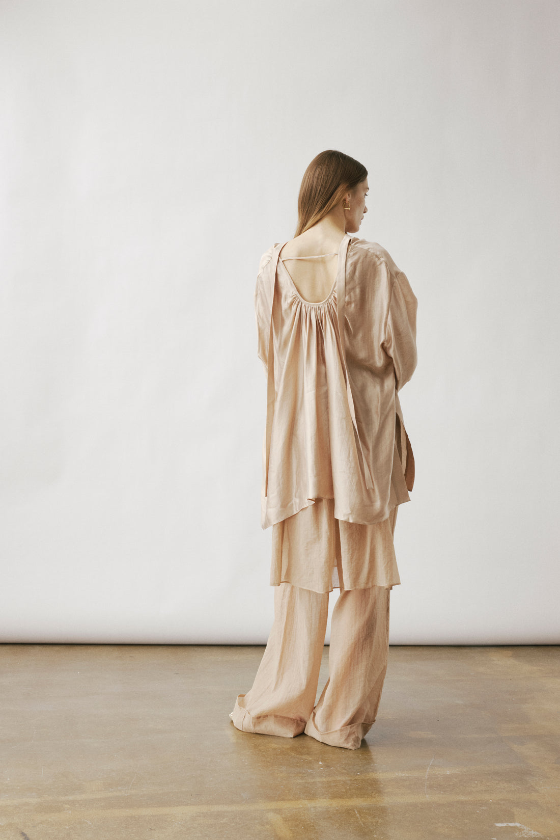 Cilla sheer flap trousers