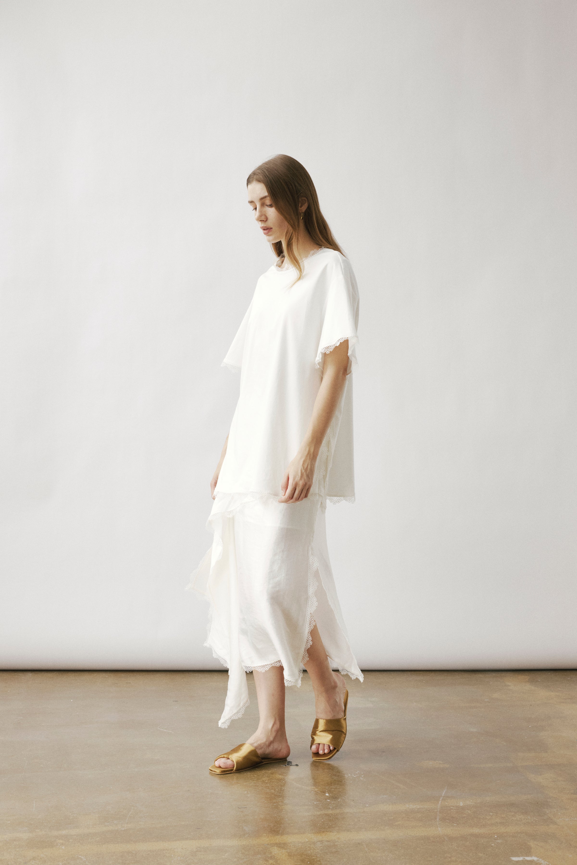 Eos lace flap skirt