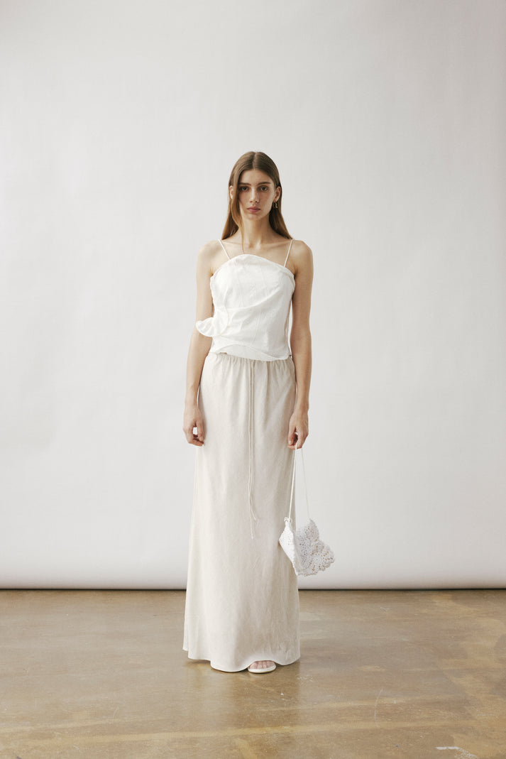 Nili linen skirt