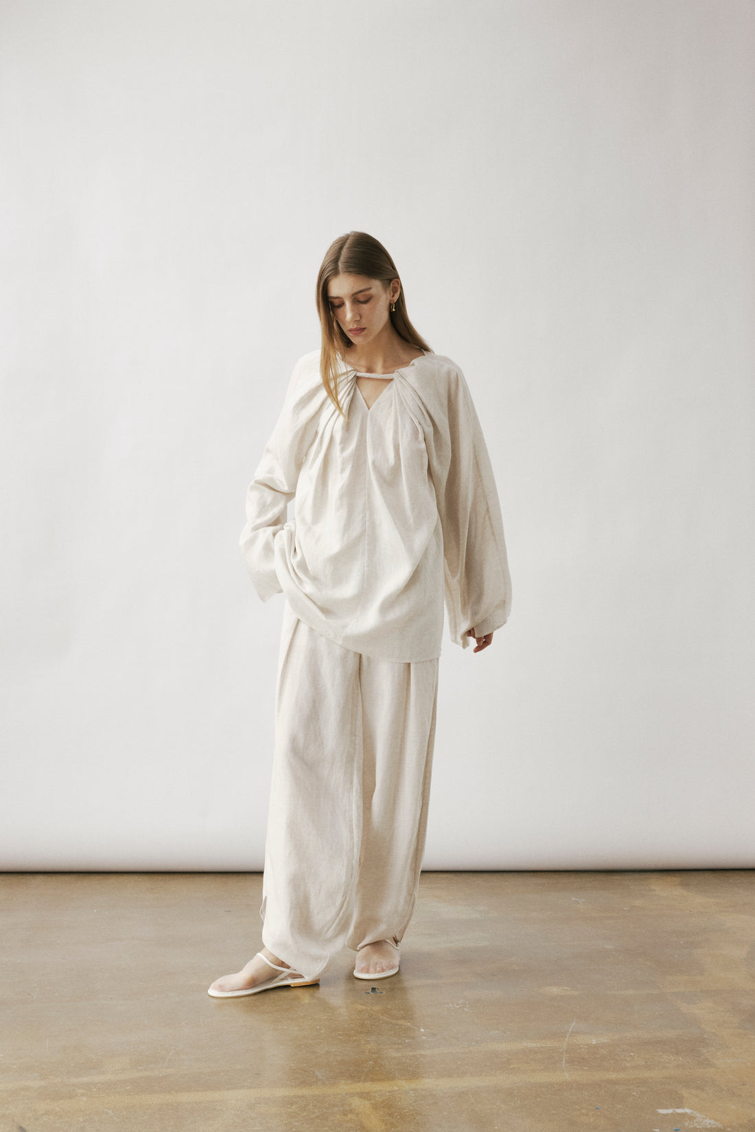 Allie linen blouse