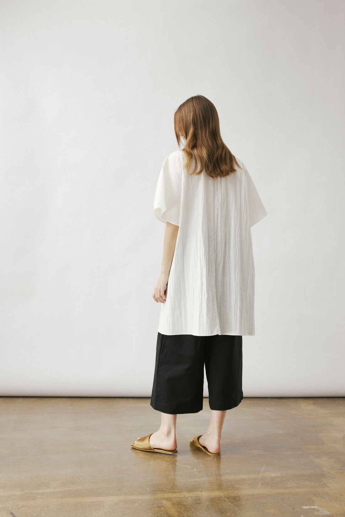 Avana pleat midi dress