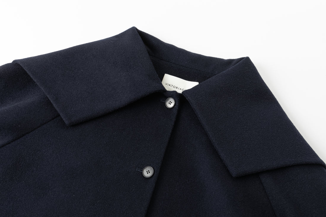 Portia collar coat