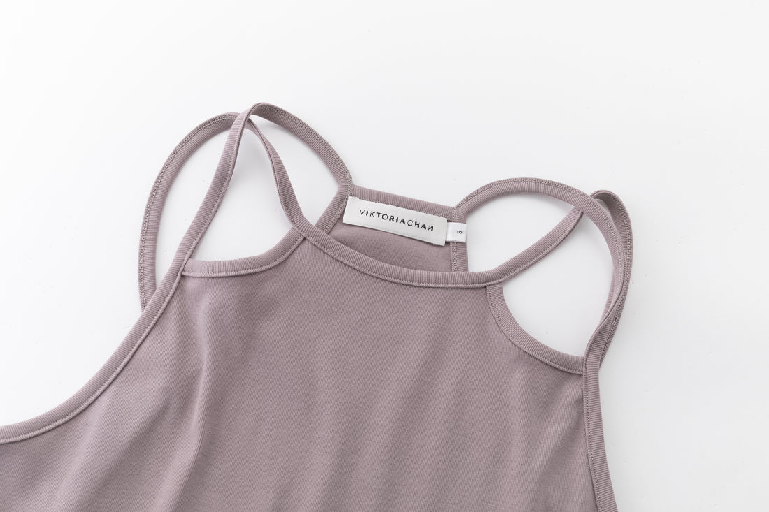 Cerise strap tank
