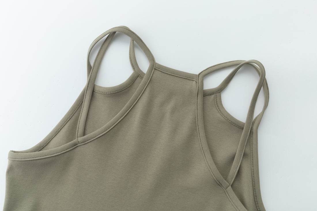 Cerise strap tank