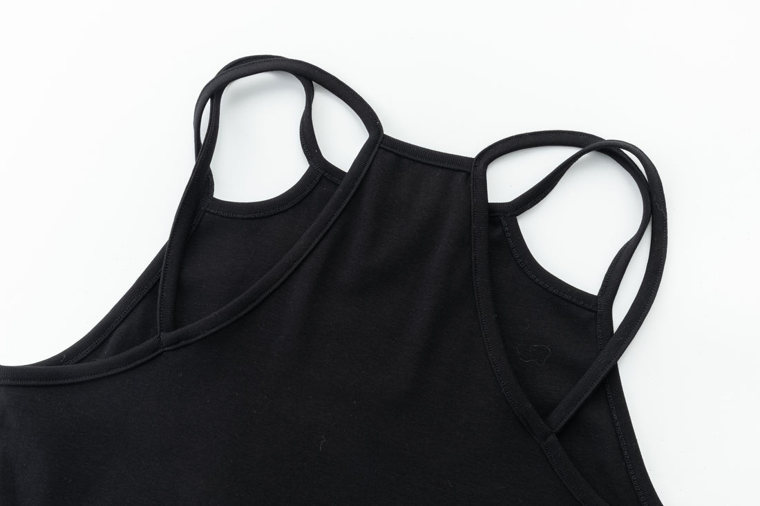 Cerise strap tank
