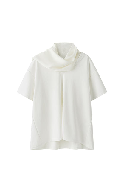 Cerise scarf t-shirt