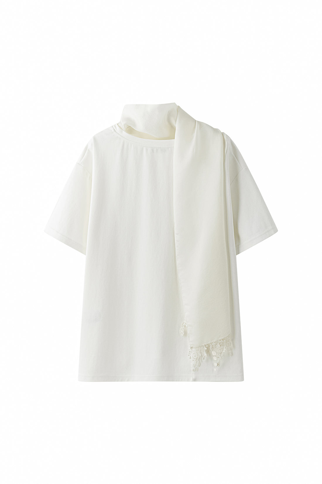 Cerise scarf t-shirt