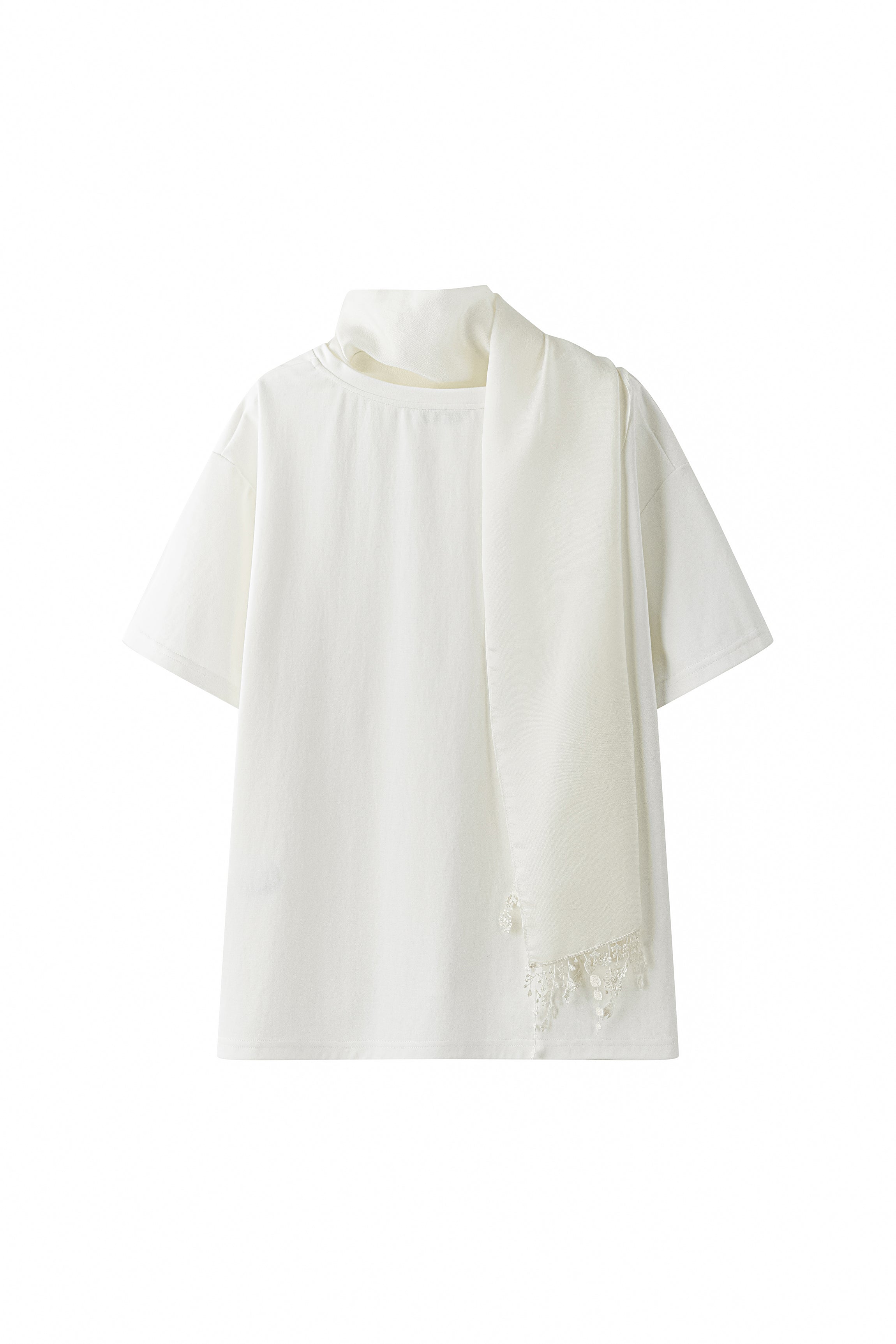 Cerise scarf t-shirt