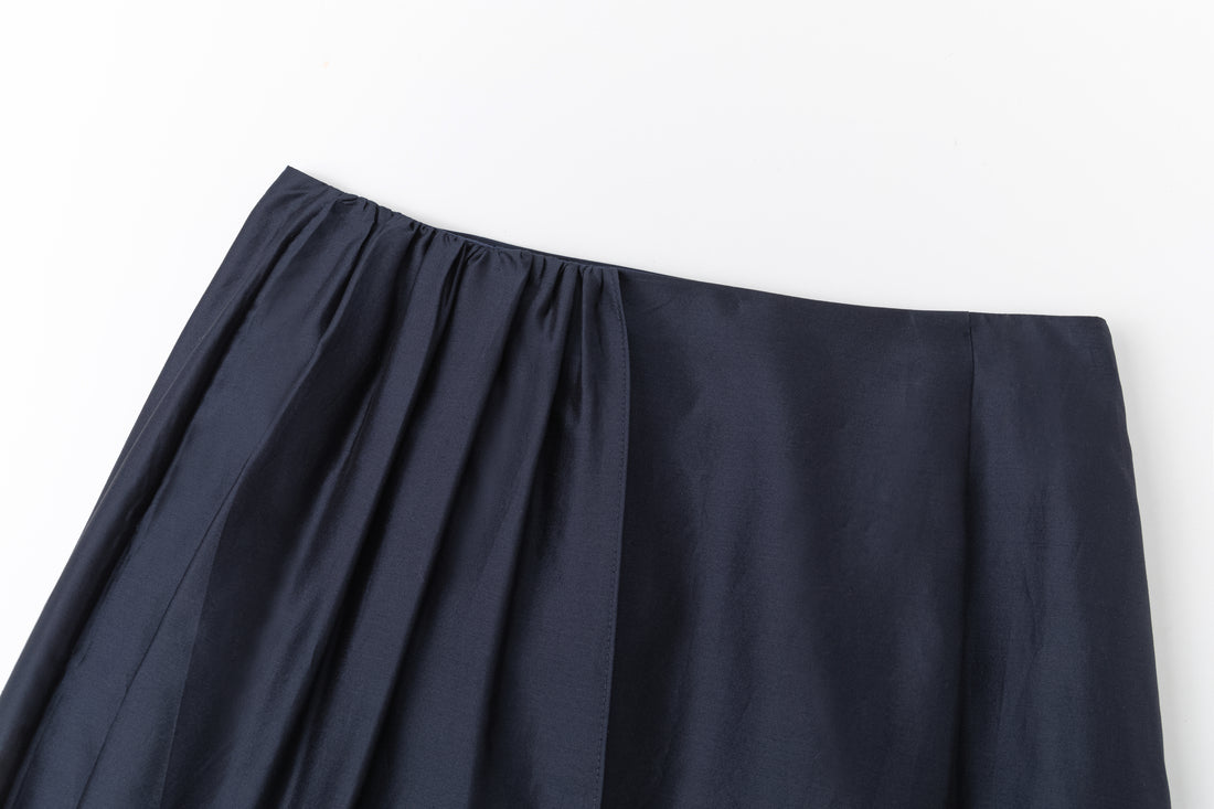 Cilla silk flap skirt