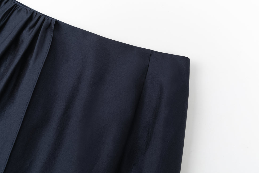 Cilla silk flap skirt