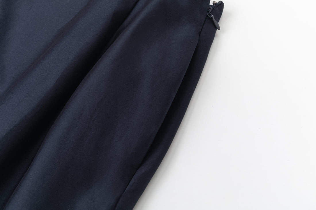 Cilla silk flap skirt