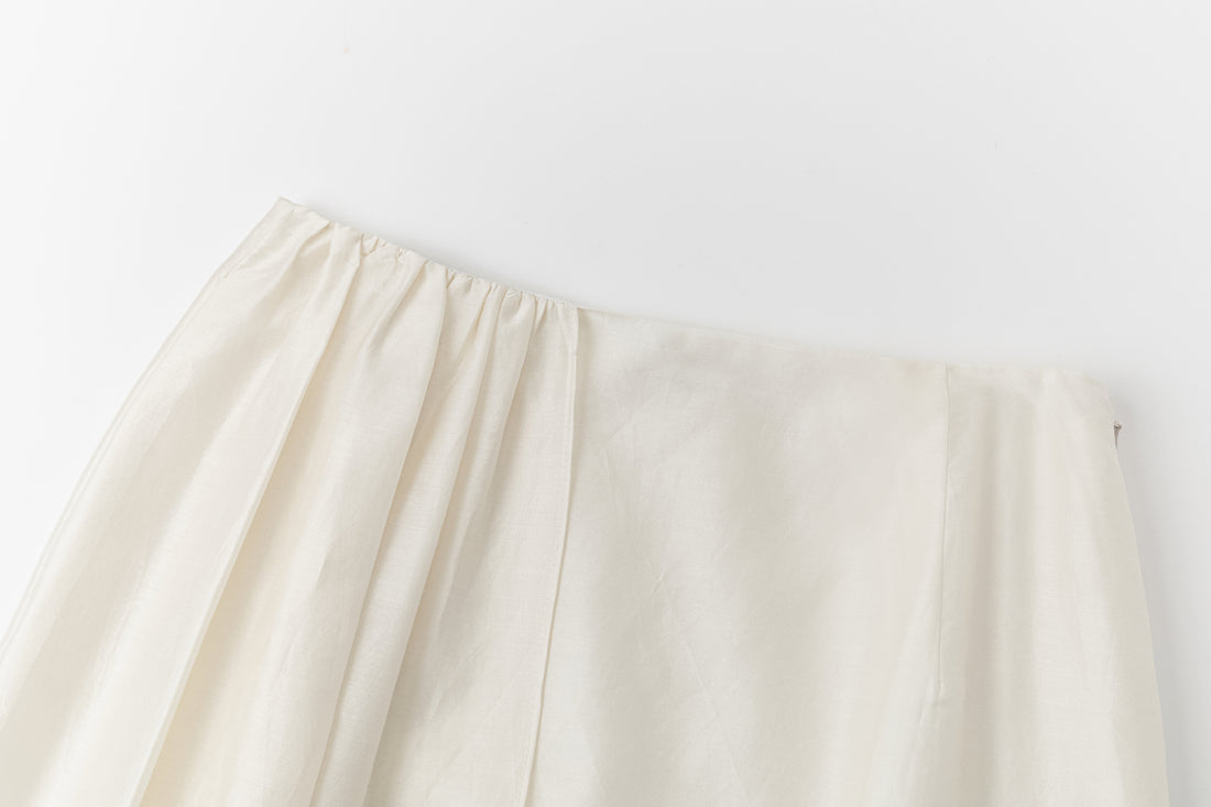 Cilla silk flap skirt