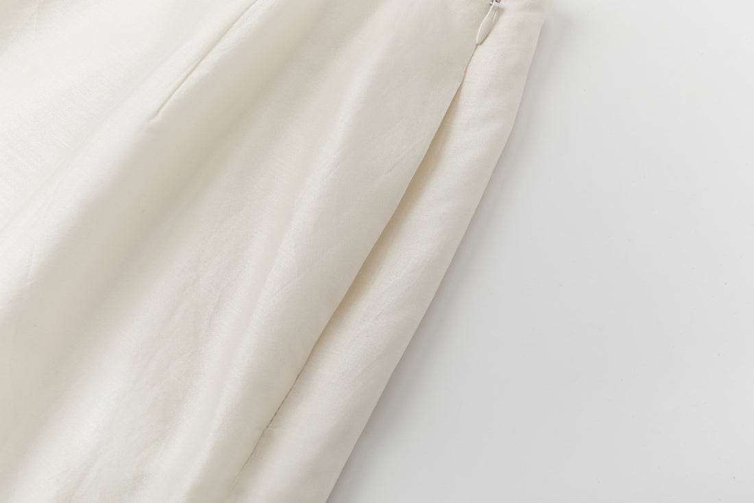 Cilla silk flap skirt