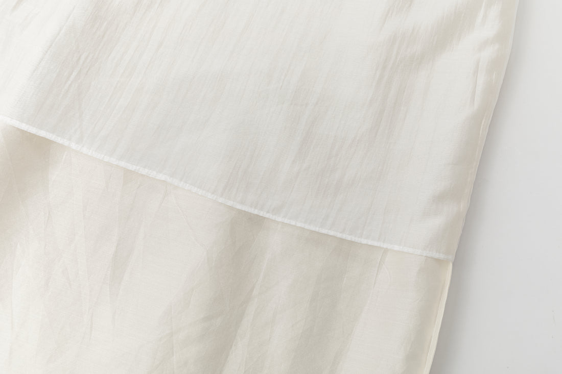 Cilla silk flap skirt