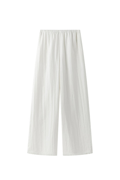 Cerise fringe trousers