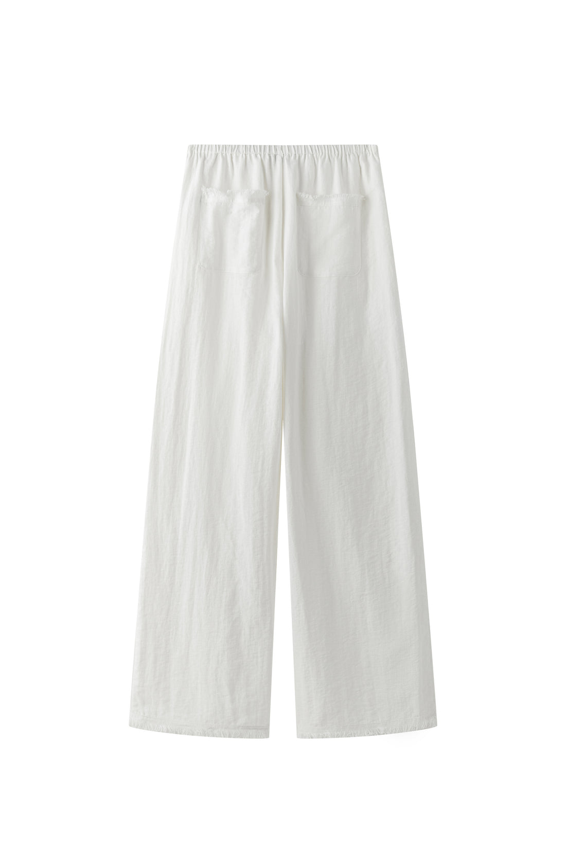 Cerise fringe trousers