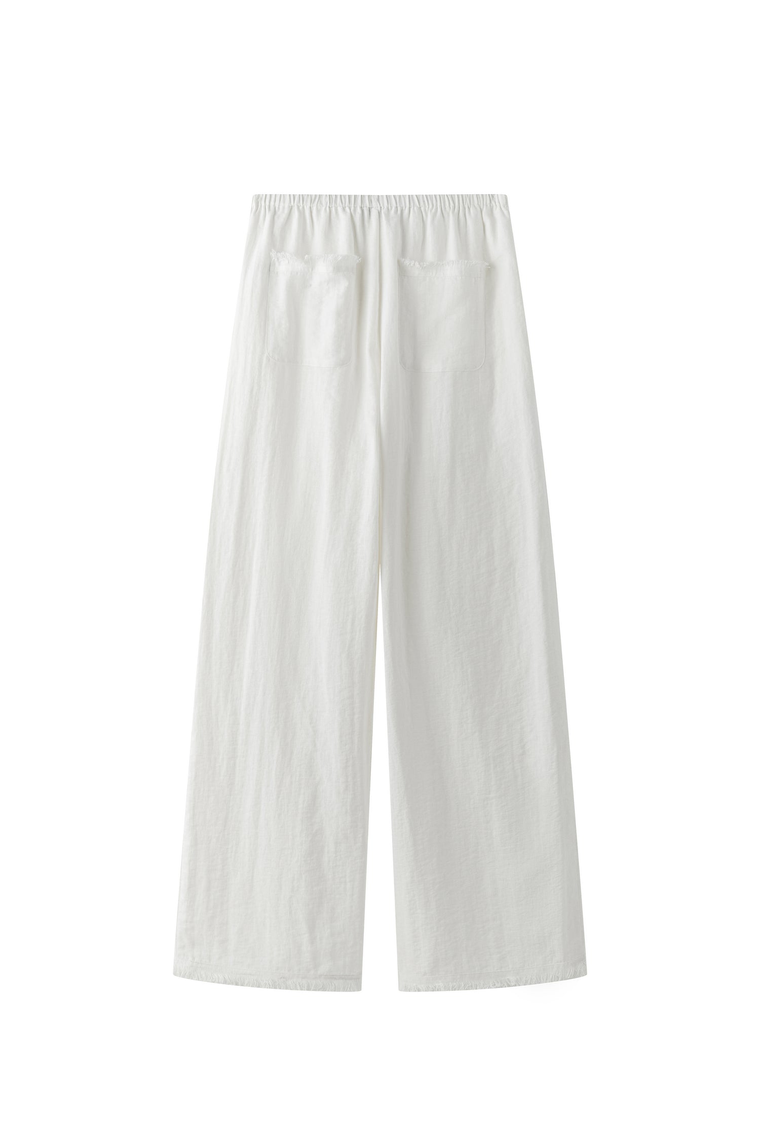 Cerise fringe trousers