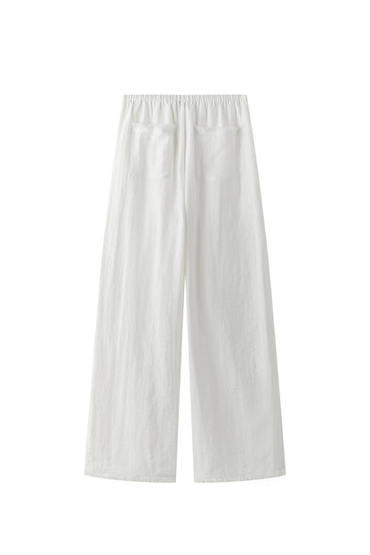 Cerise fringe trousers