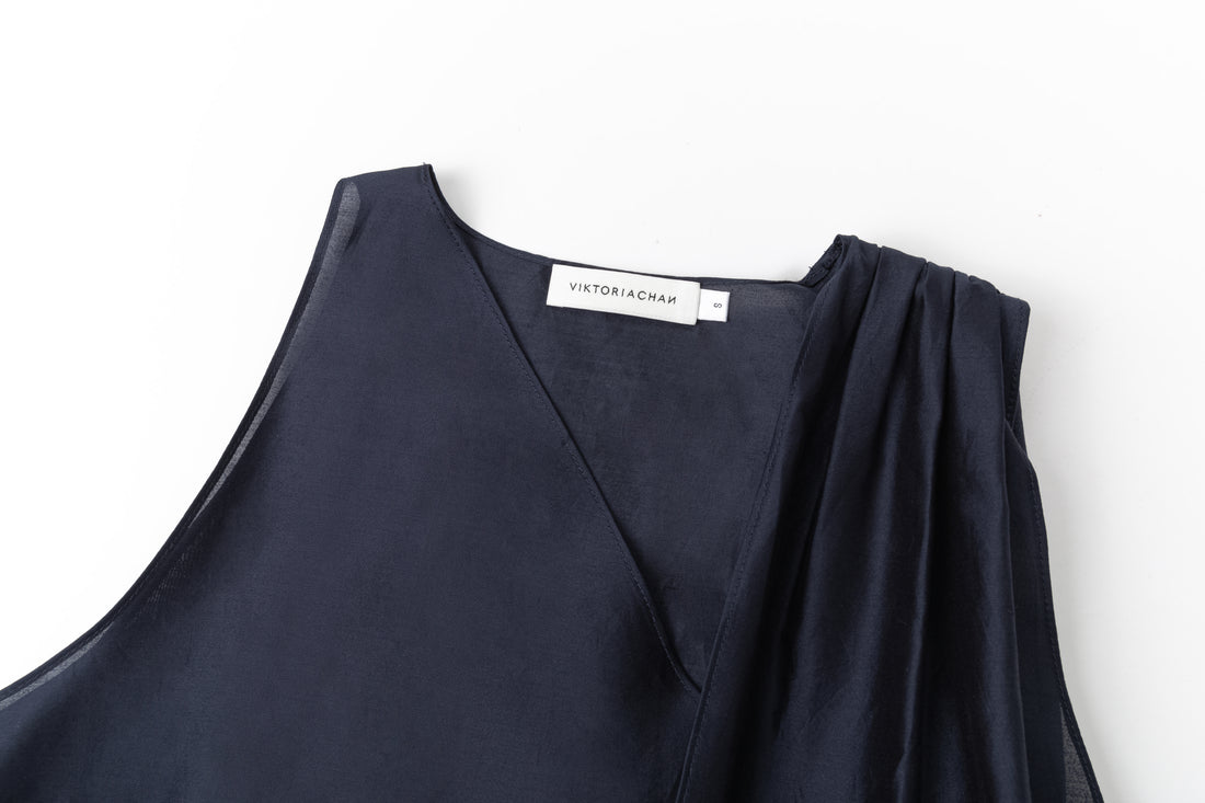 Cilla silk flap tank