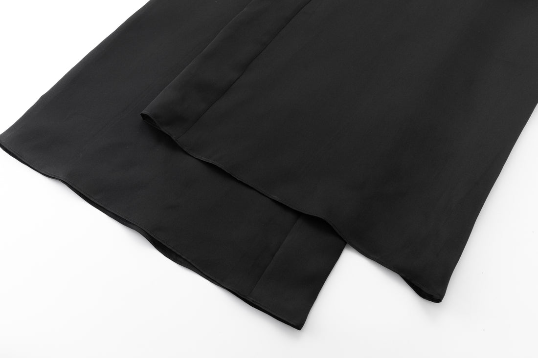 Camille silk wide trousers