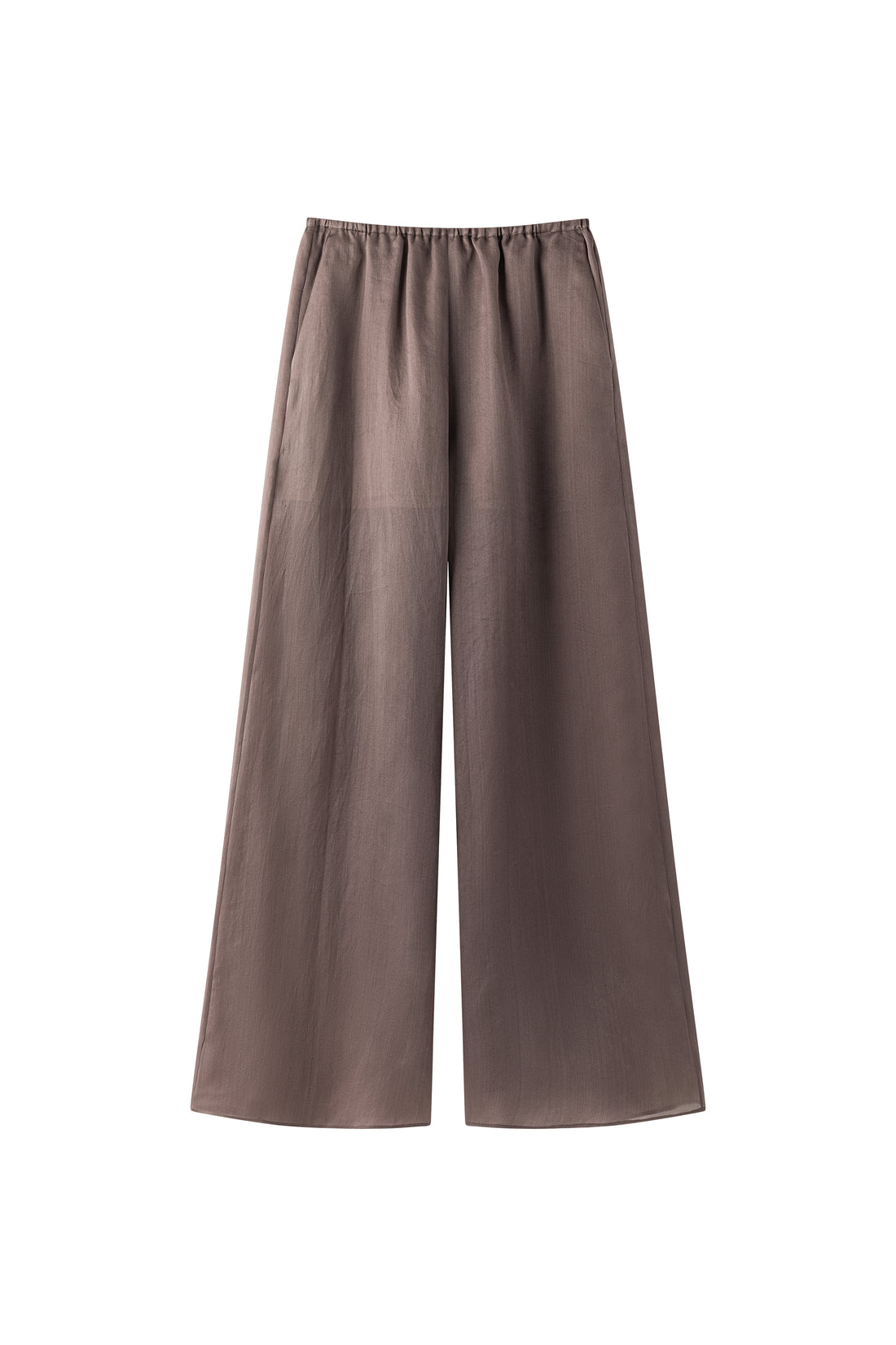 Camille silk wide trousers