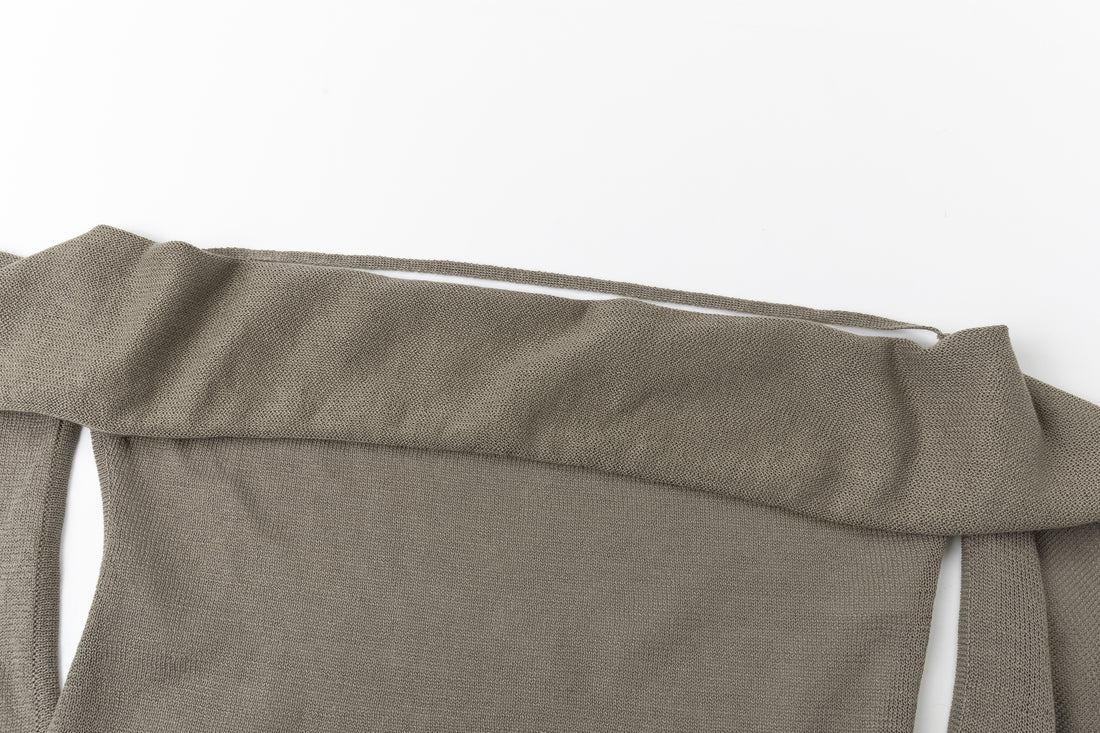 Eos open back knit tank