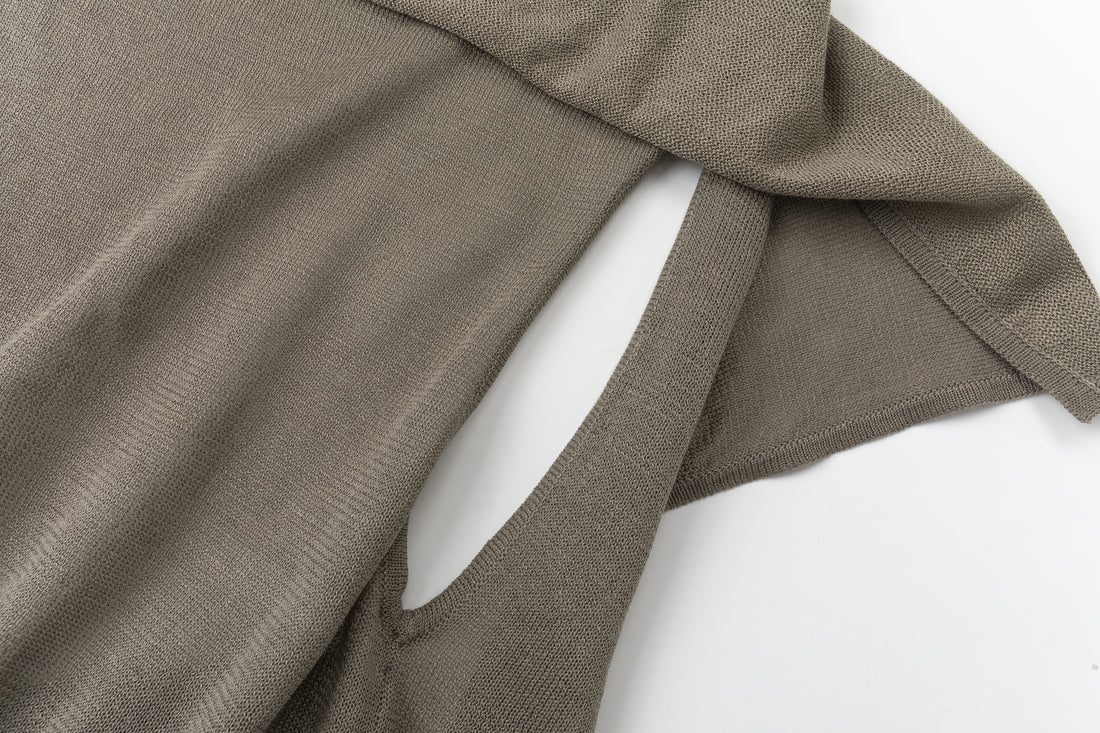 Eos open back knit tank