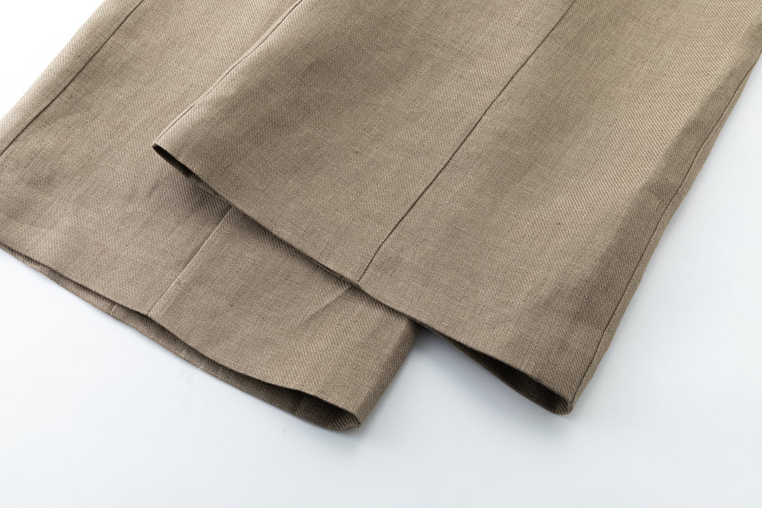 Berta wide linen trousers