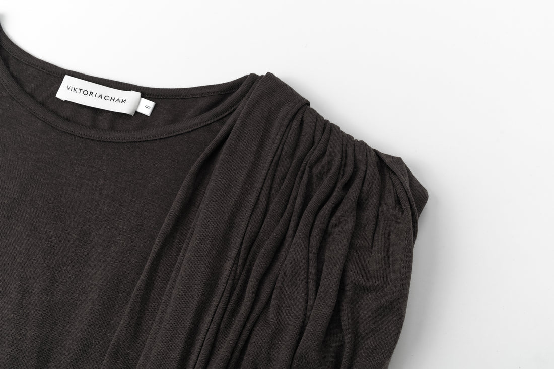 Cilla flap jersey dress