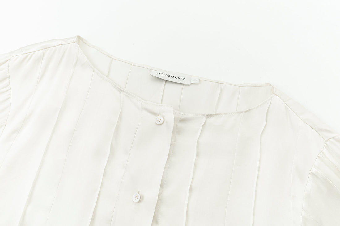 Alma pleated blouse