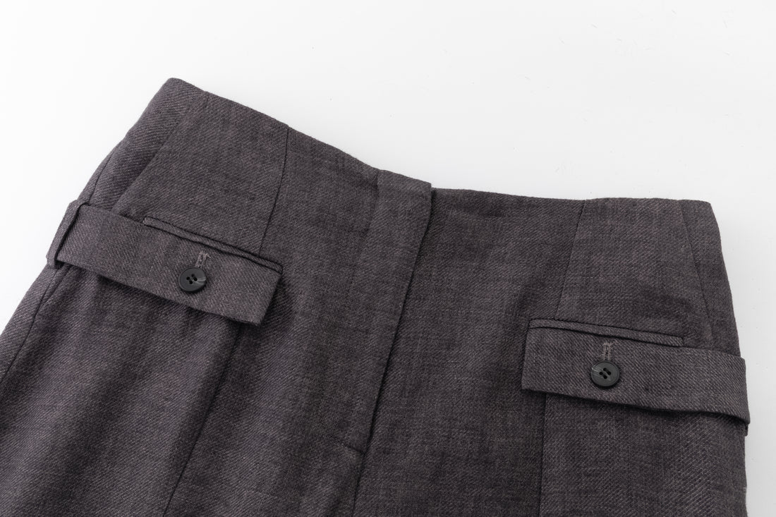 Berta wide linen trousers