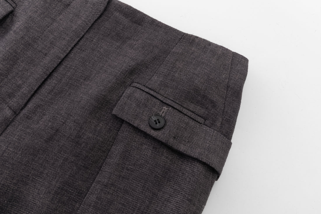 Berta wide linen trousers