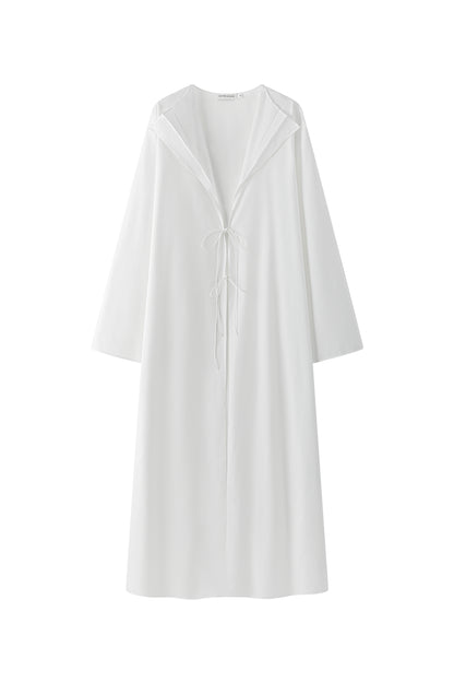 Solene silk shirt coat