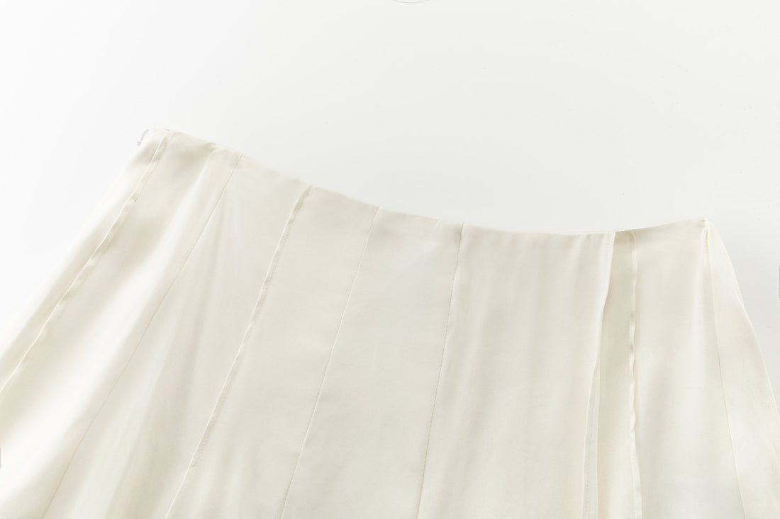 Alma pleated skirt