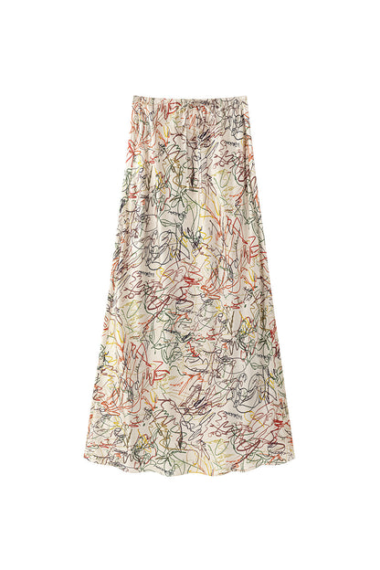 Ruby print skirt
