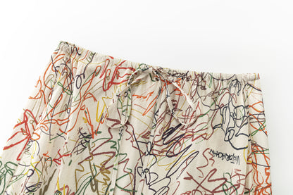 Ruby print skirt