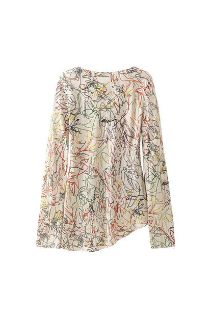 Ruby print blouse