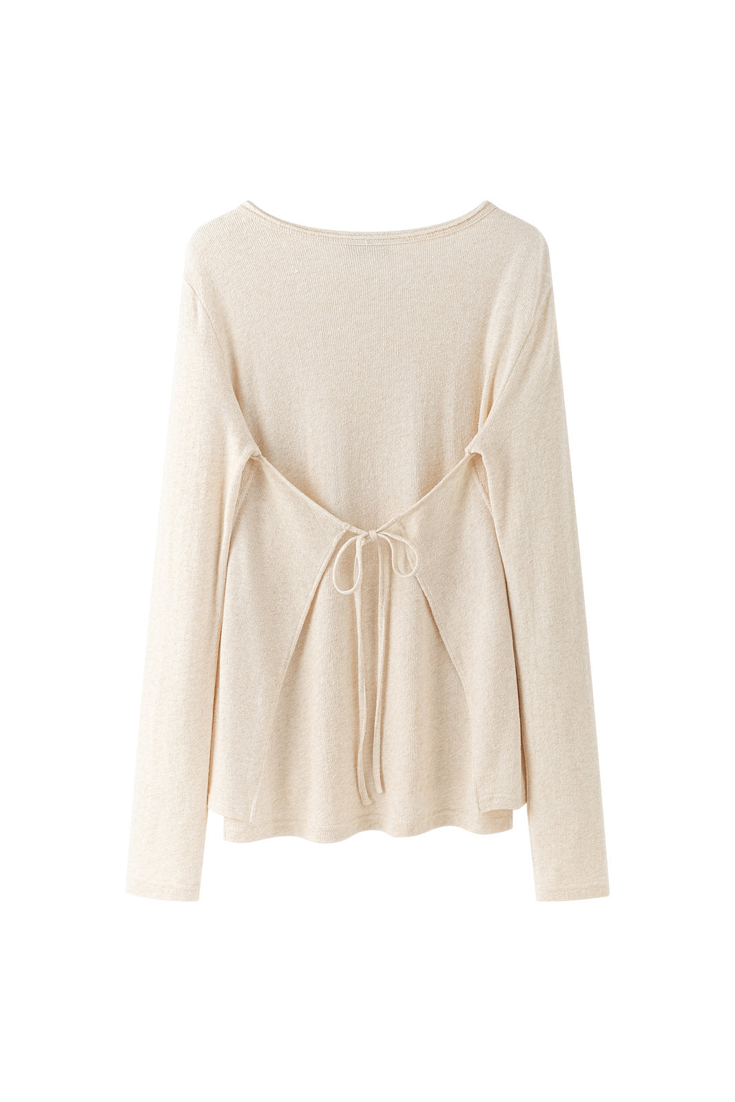 Aven fold jersey top