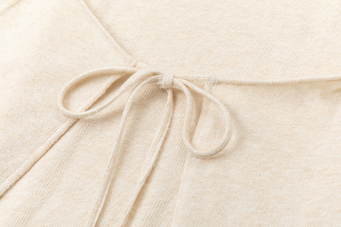 Aven fold jersey top
