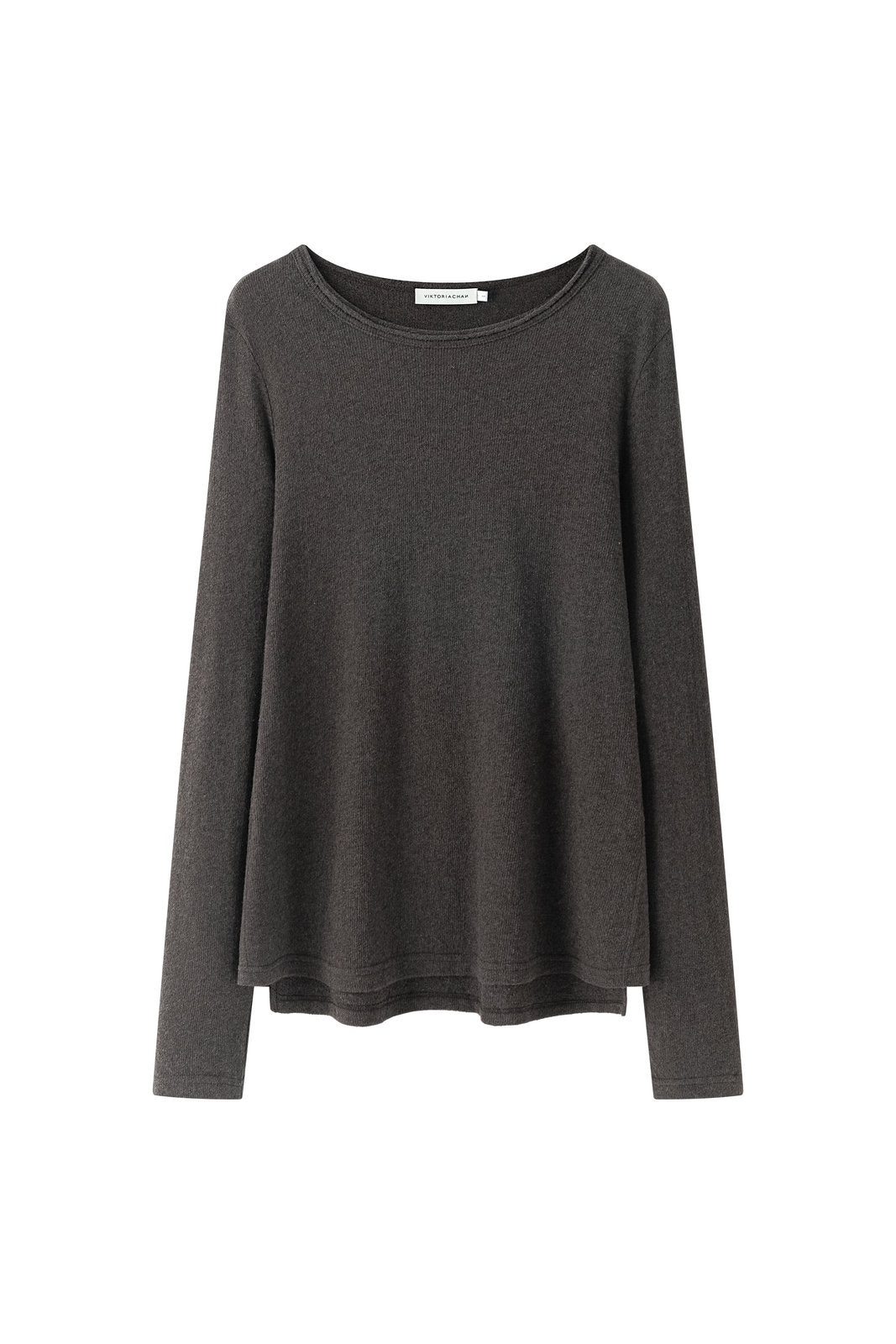 Aven fold jersey top