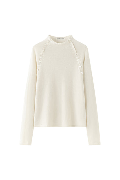Cleo side button knit